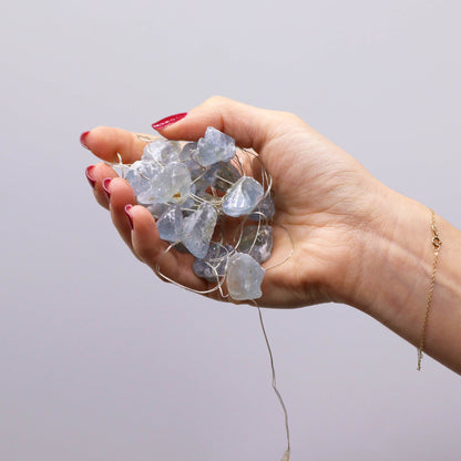 Celestite Gemstone Lights