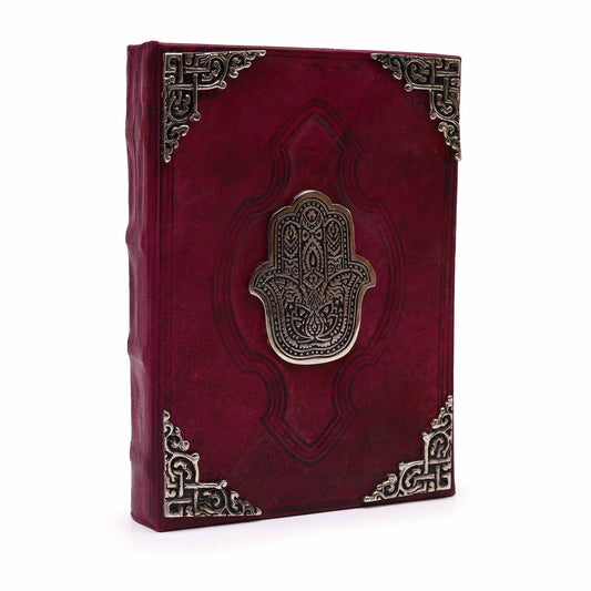 Hamsa Hand Leather Journal