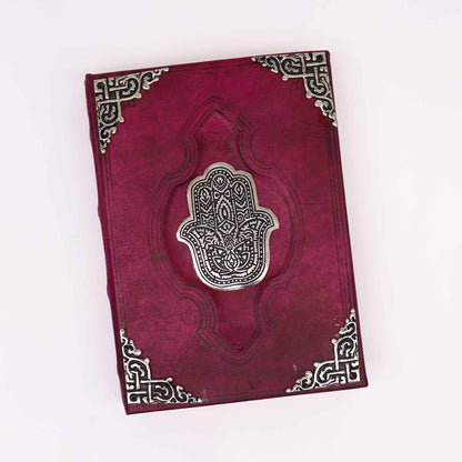 Hamsa Hand Leather Journal