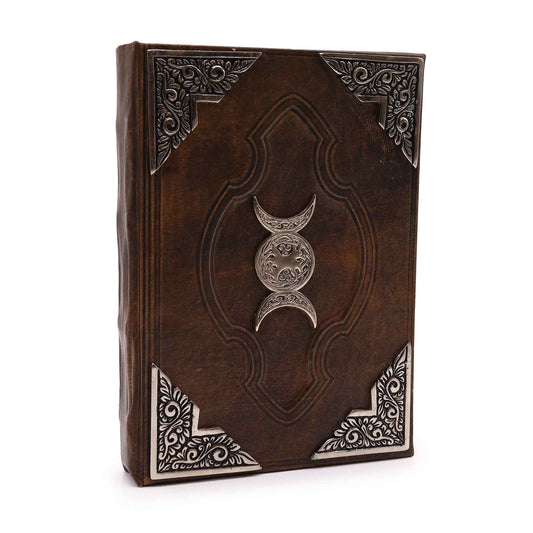 Triple Moon Leather Journal