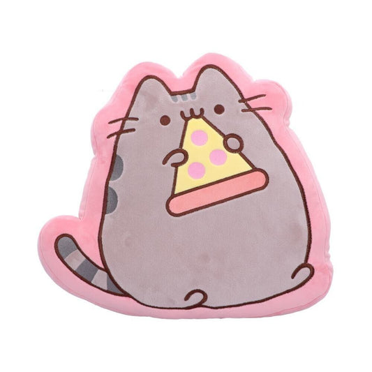 Pusheen the Cat Pizza Cushion Pink Official Cute Kawaii Comic Cartoon