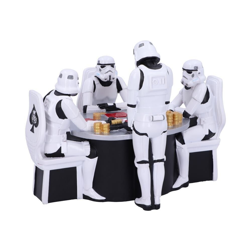 Stormtrooper Poker Face Figurine Nemesis Now Official Gambling Star Wars Gift