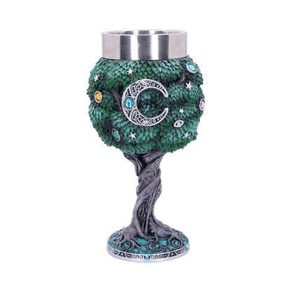 Nemesis Now Tree Of Life Goblet Wine Glass Lunar Magic Witchcraft Ritual Altar