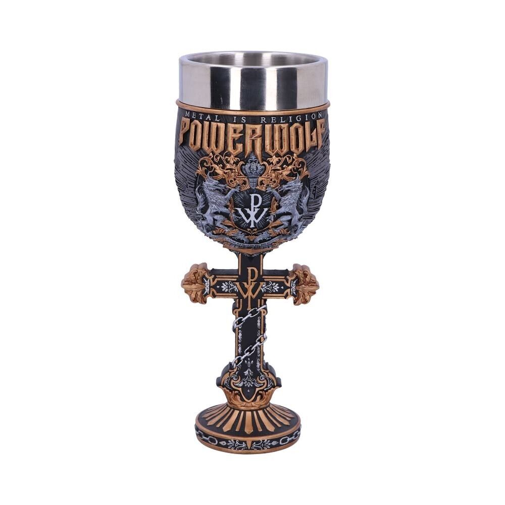 Powerwolf Goblet Metal is Religion Official Metal Cross Nemesis Now Band Merch