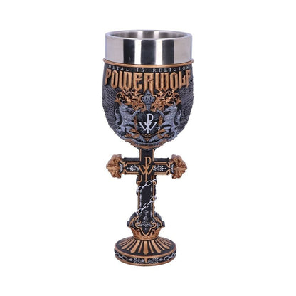 Powerwolf Goblet Metal is Religion Official Metal Cross Nemesis Now Band Merch