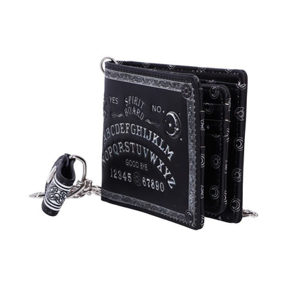 Nemesis Now Spirit Board Wallet w/Chain  Ouija Black Gothic Skulls