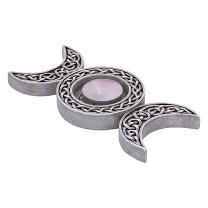 Nemesis Now Triple Moon Pentagram Tea Light Candle Holder Witch Pagan Altar