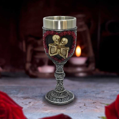 To Have and To Hold Skeleton Lovers Goblet Nemesis Now Gothic Wedding Gift