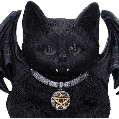 Nemesis Now  Vampuss Black Bat Cat Door Knocker Gothic Vampire Kitty Pentagram