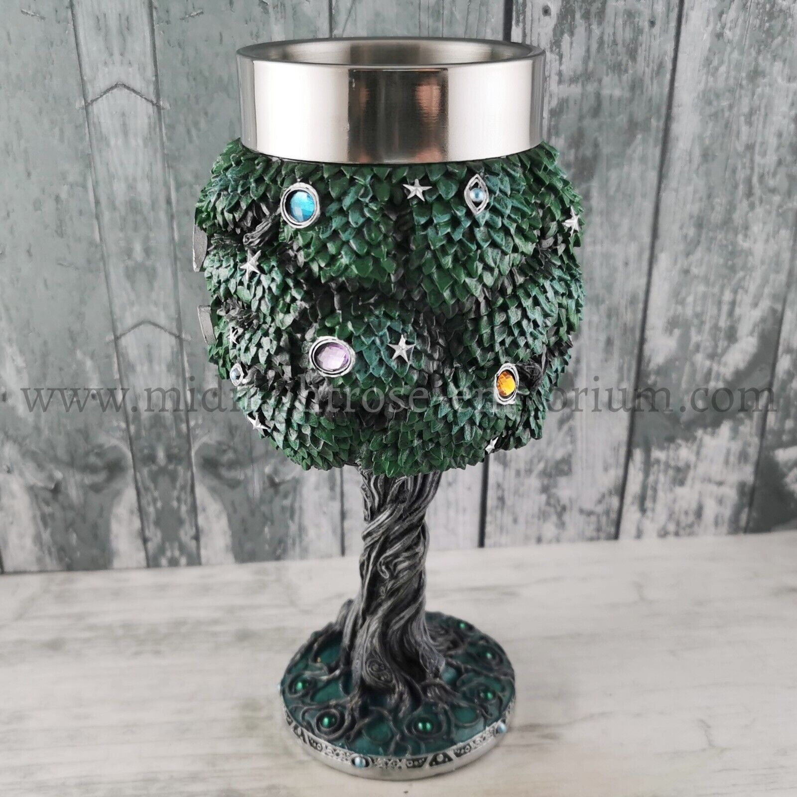 Nemesis Now Tree Of Life Goblet Wine Glass Lunar Magic Witchcraft Ritual Altar