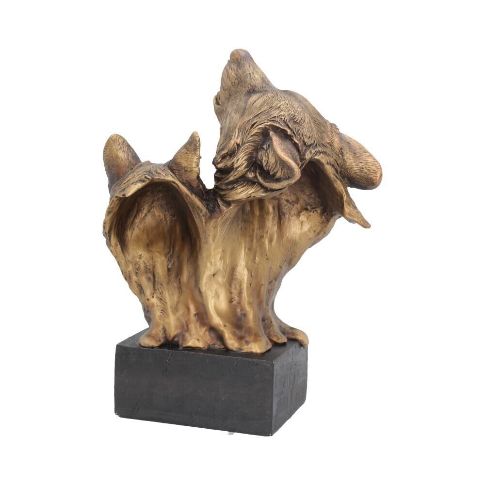 Song of the Wild Howling Wolf Bust 23cm Bronze Effect Figurine Nemesis Now