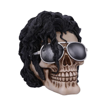 Bad Michael Jackson King of Pop Inspired Skull Ornament Nemesis Now Decor