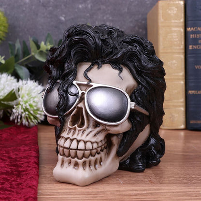 Bad Michael Jackson King of Pop Inspired Skull Ornament Nemesis Now Decor