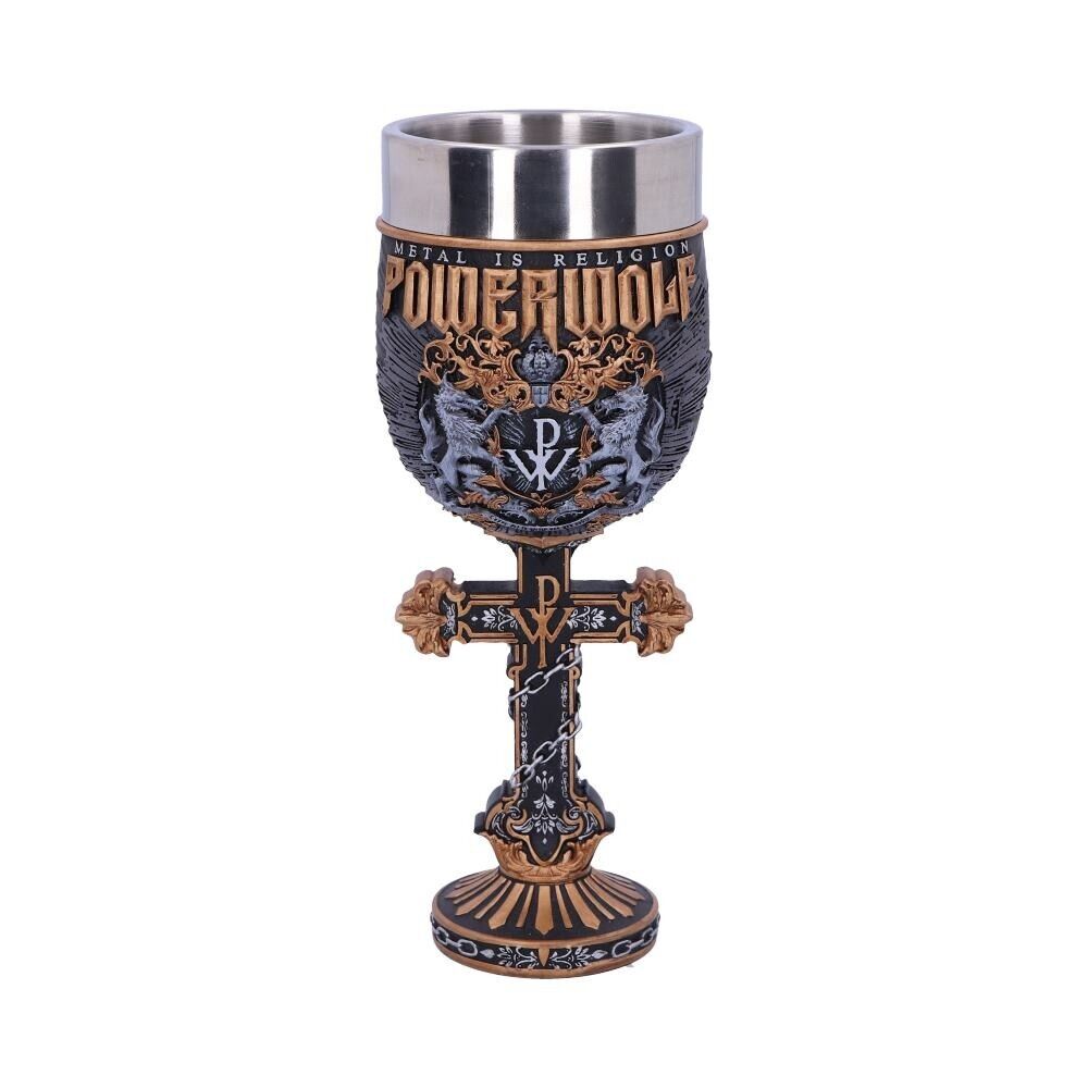 Powerwolf Goblet Metal is Religion Official Metal Cross Nemesis Now Band Merch