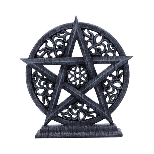 Twilight Pentagram Ornament Nemesis Now Witchcraft Pagan Gothic Altar Decoration