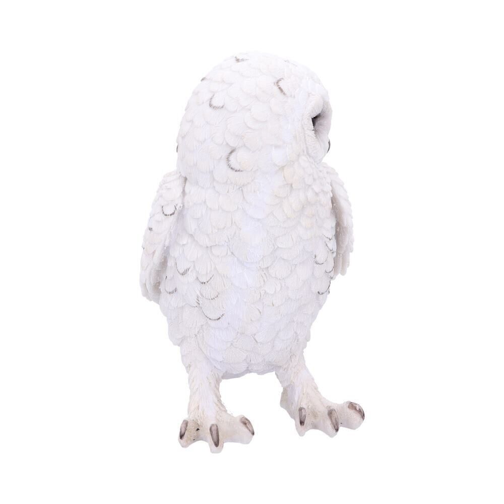 Snowy Watch Large White Owl Ornament 20cm Wildlife Birds Home Decor Nemesis Now