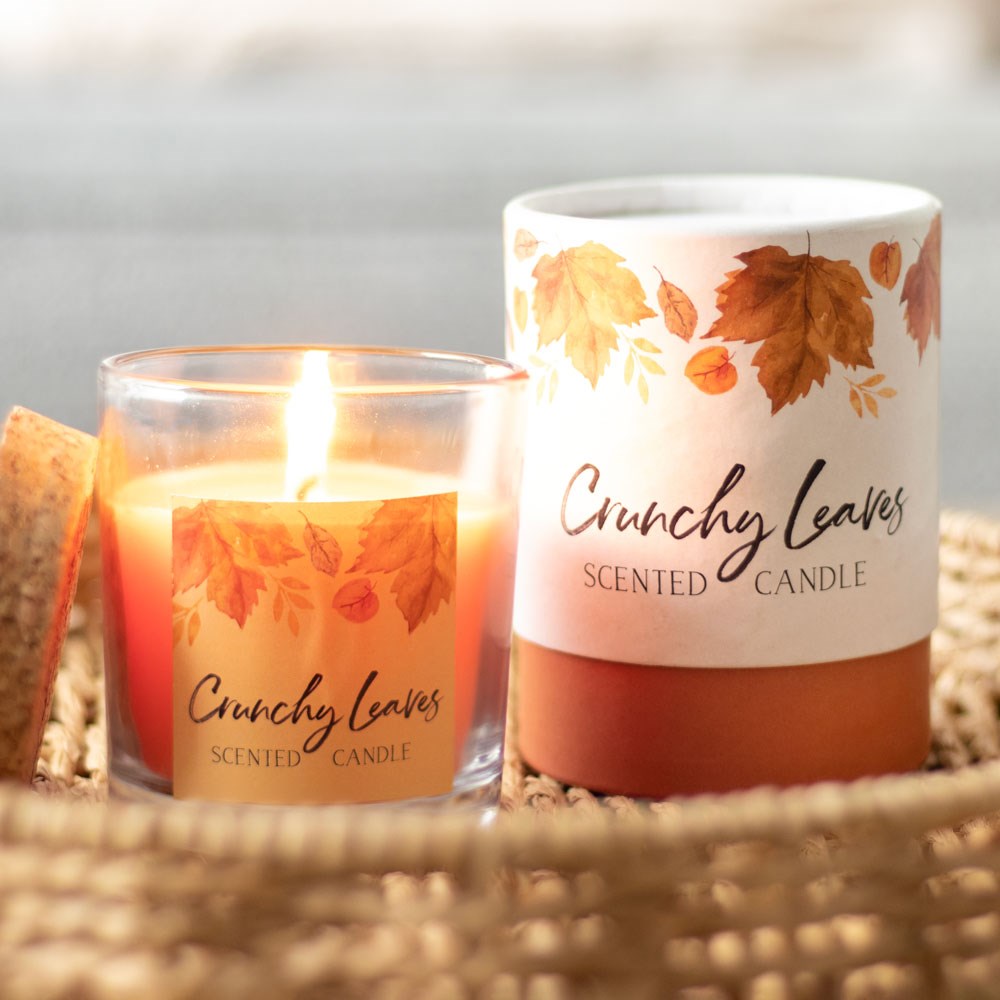 Crunchy Leaves Autumn Candle