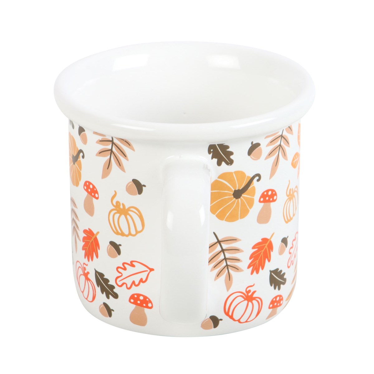 Autumn Leaves & Pumpkins Mug