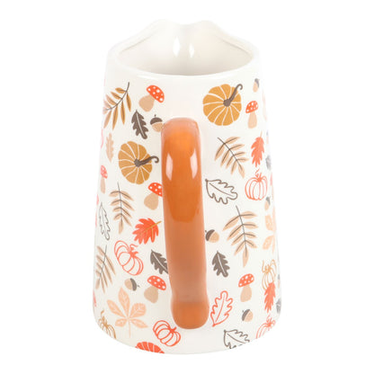 Autumn Leaves & Pumpkins Jug