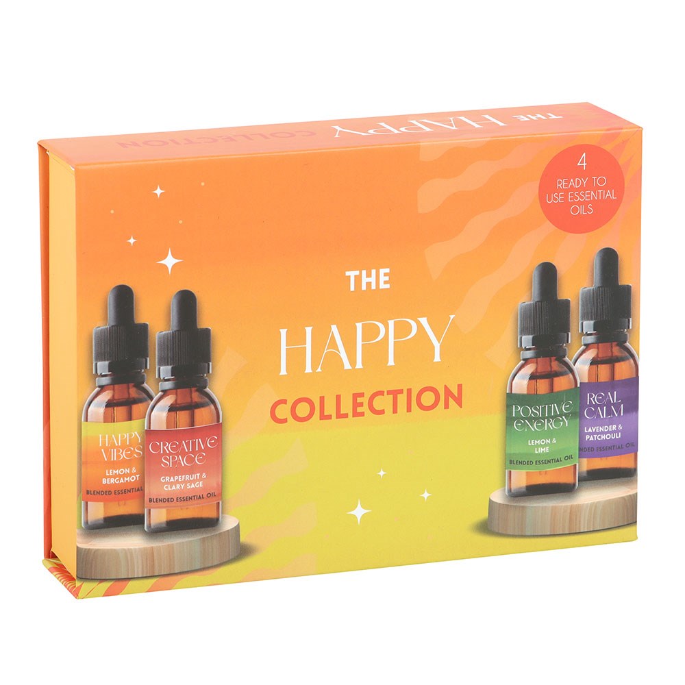 The Happy Collection Blended Essential Oil Set