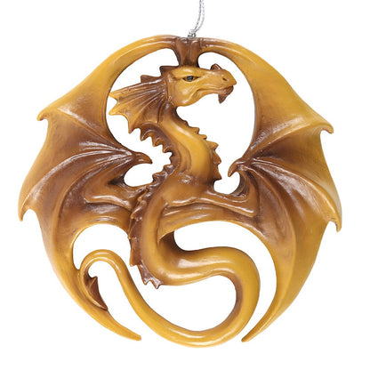 Anne Stokes Hanging Dragon Ornaments - Set of 5