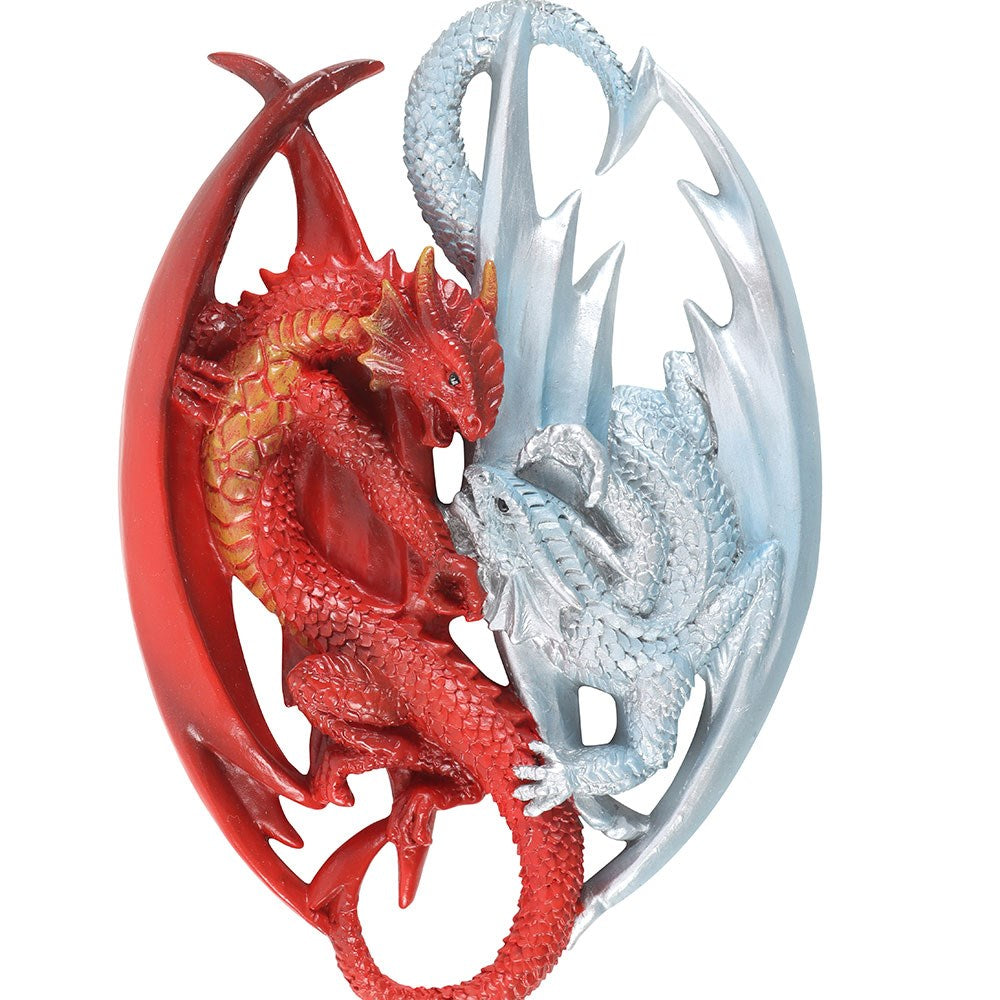 Fire and Ice Dragon Hanging Ornament