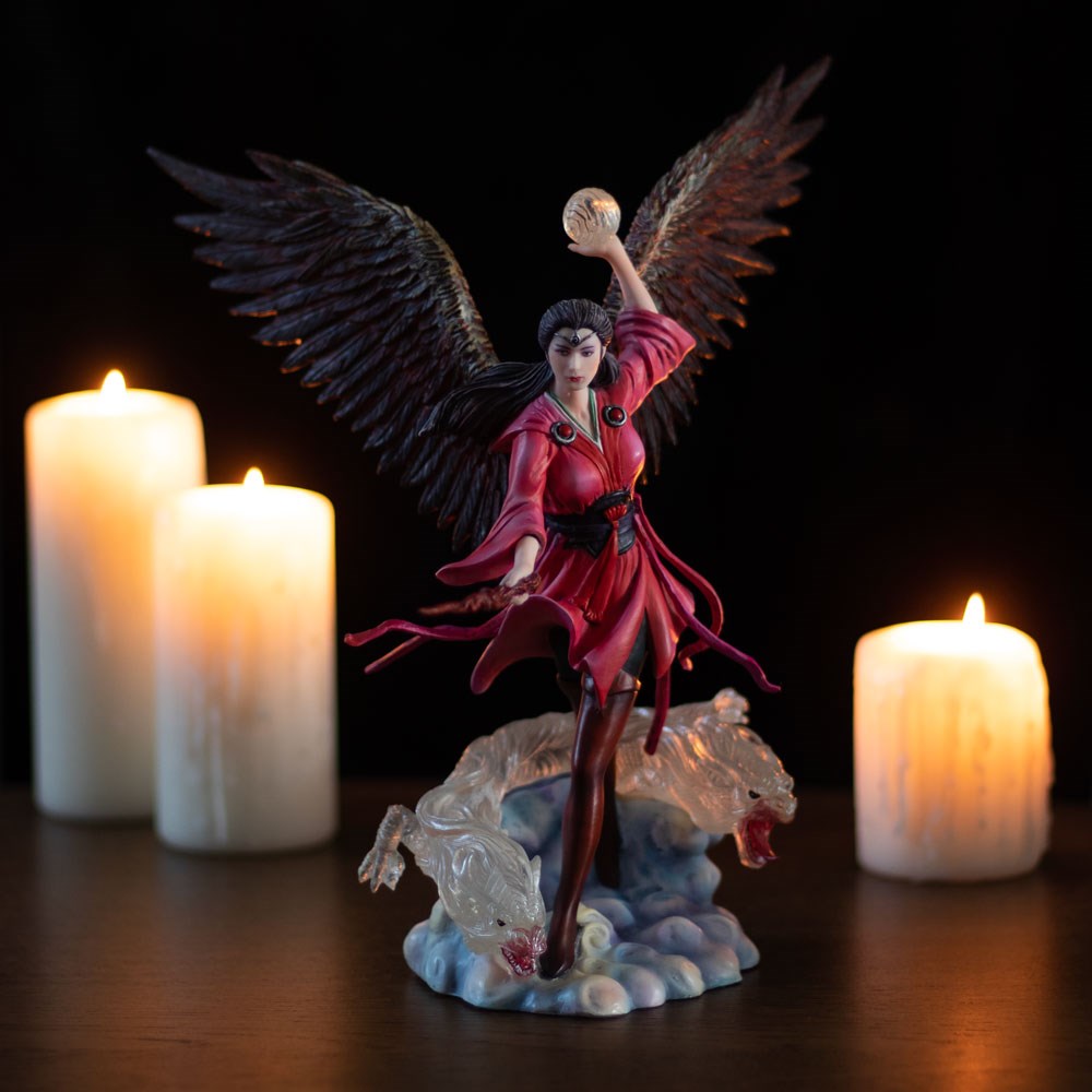 Air Elemental Sorceress Figurine by Anne Stokes