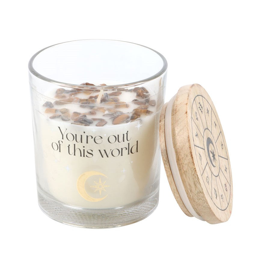 Vanilla Stardust Crystal Chip Candle