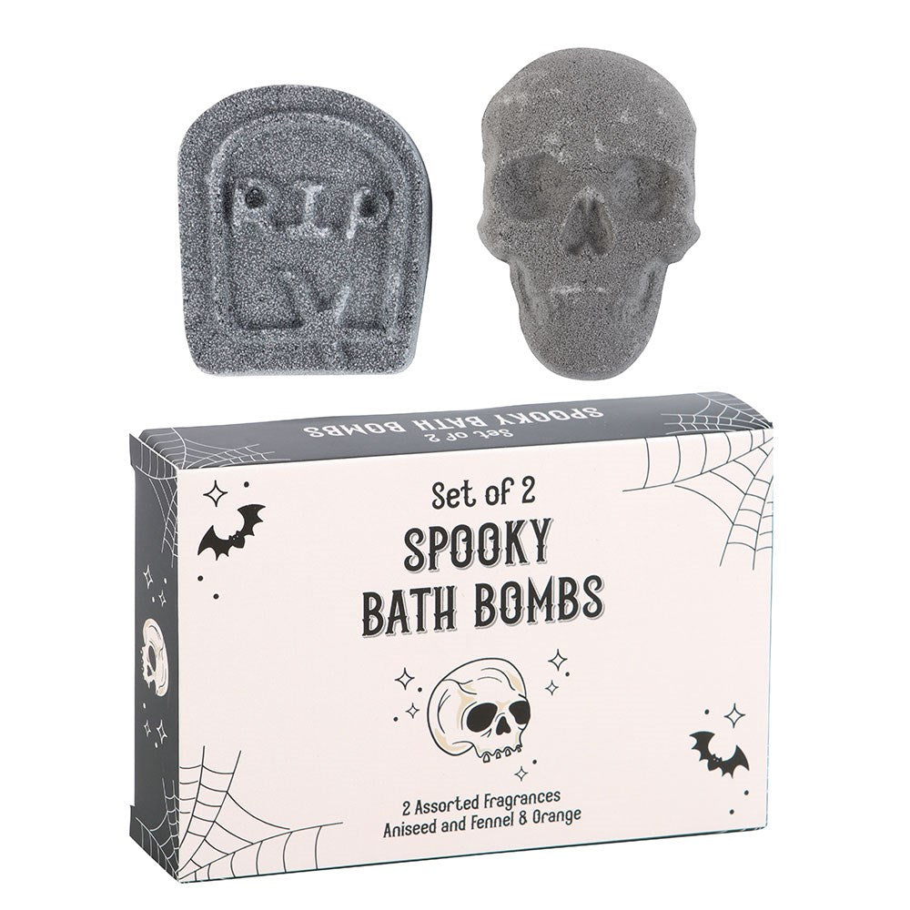 Set of 2 Spooky Aniseed, Fennel & Orange Bath Bombs