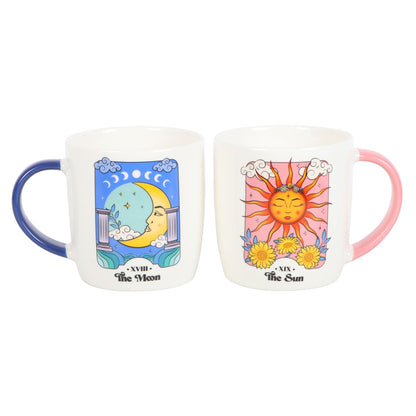 Sun and Moon Celestial Mug Set