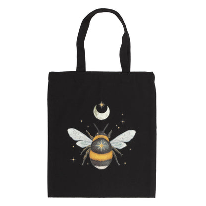 Forest Bee Cotton Tote Bag