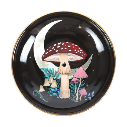 Forest Mushroom Incense Plate