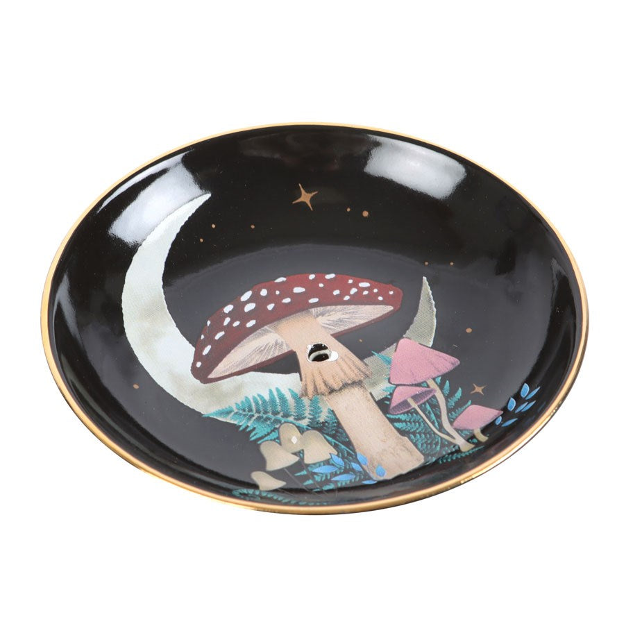 Forest Mushroom Incense Plate