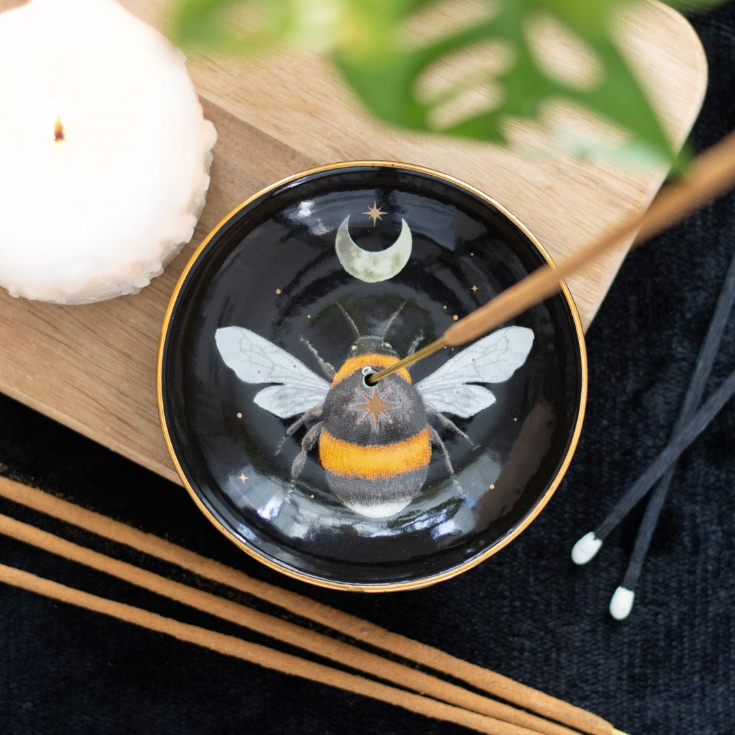 Forest Bee Incense Plate