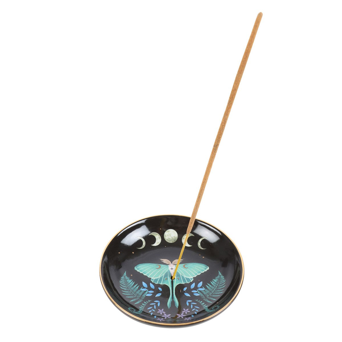 Luna Moth Incense Plate