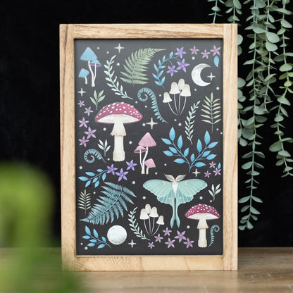 Dark Forest Framed Print