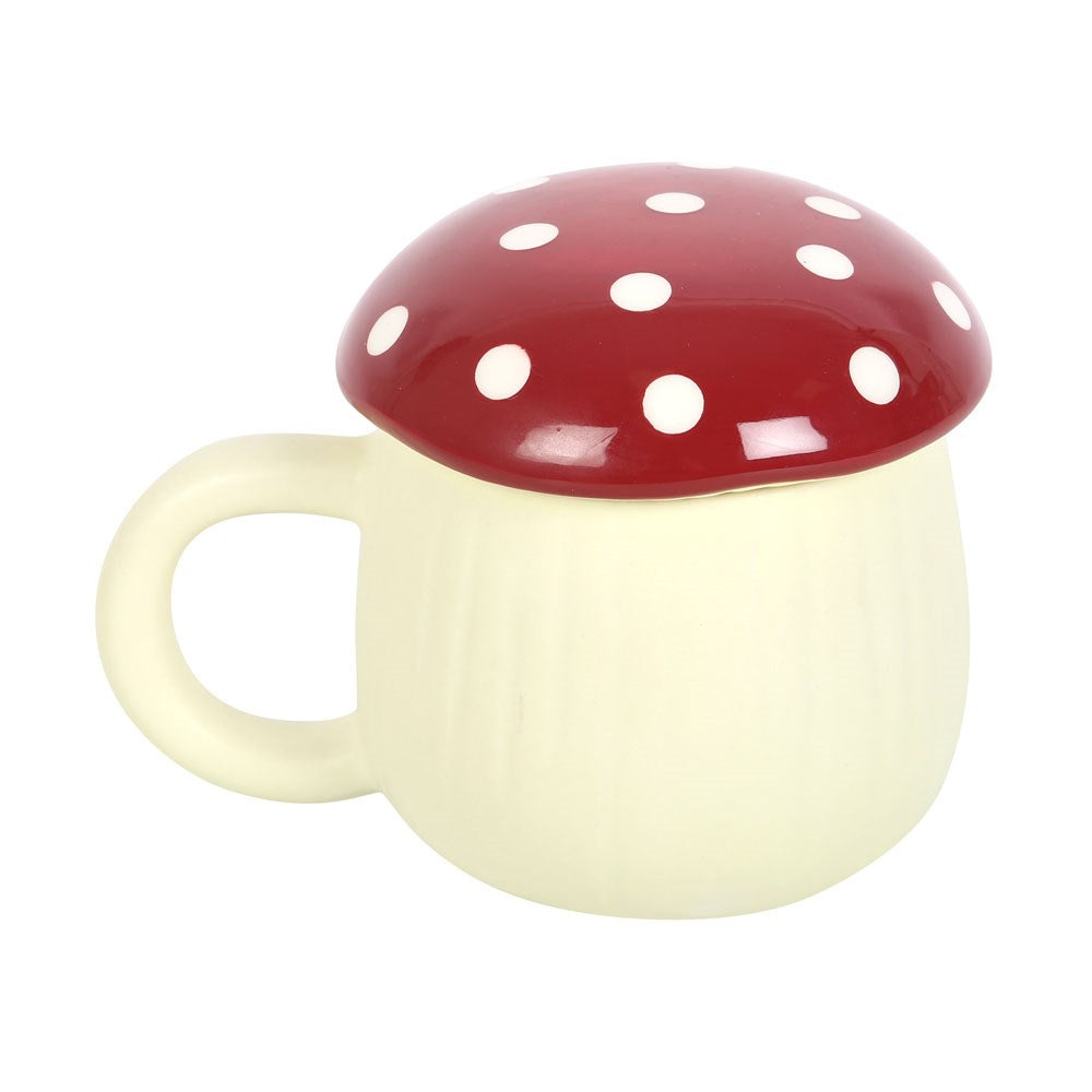 Mushroom Mug with Lid