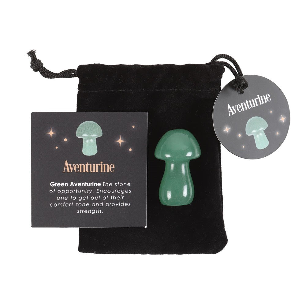 Green Aventurine Crystal Mushroom