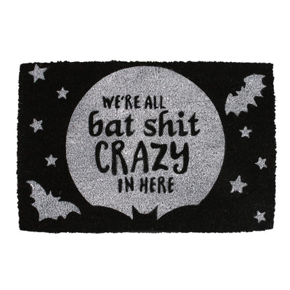 Bat Shit Crazy Door Mat