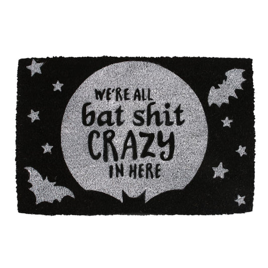 Bat Shit Crazy Door Mat