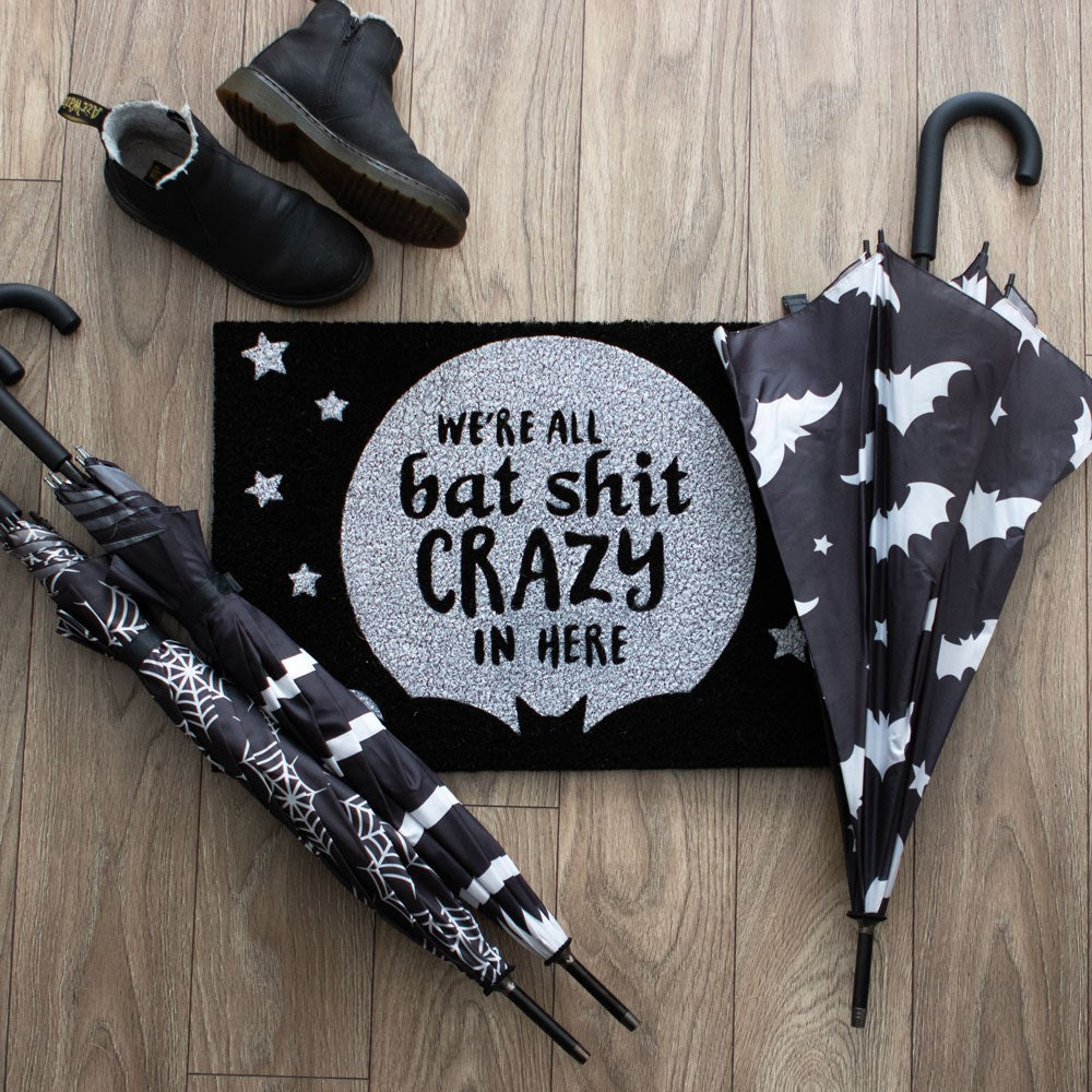 Bat Shit Crazy Door Mat