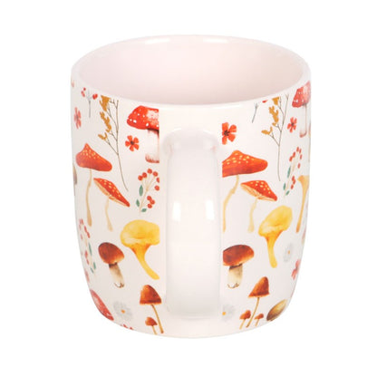 Mushroom Print Ceramic Mug