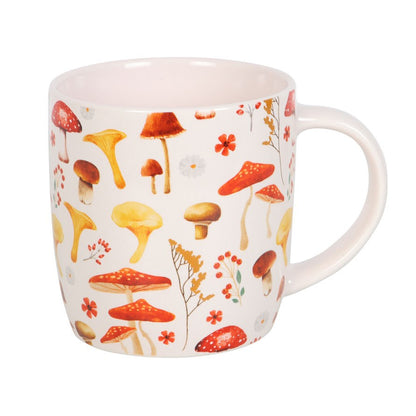 Mushroom Print Ceramic Mug