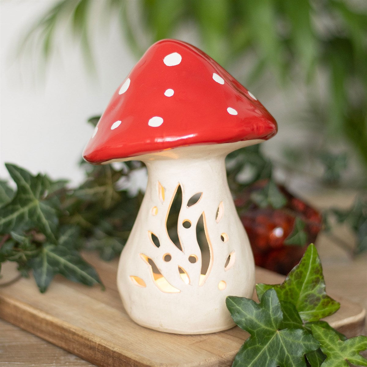 Mushroom Tealight Candle Holder