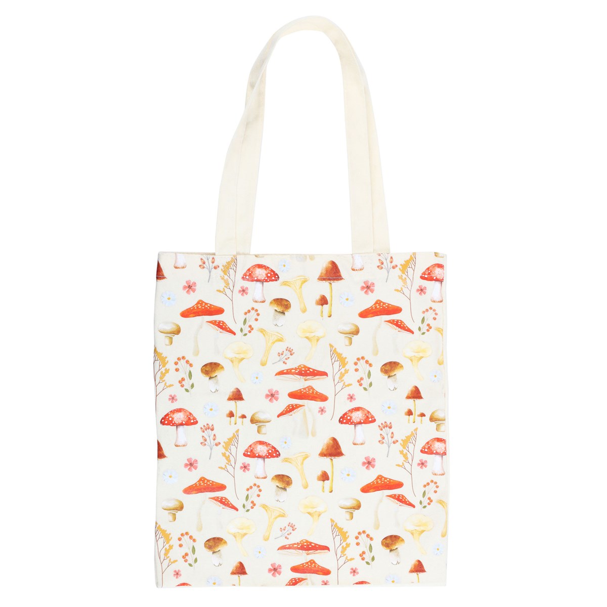 Mushroom Print Tote Bag