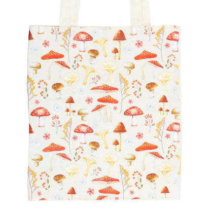 Mushroom Print Tote Bag