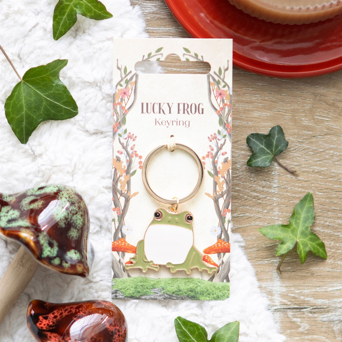 Lucky Frog Keyring