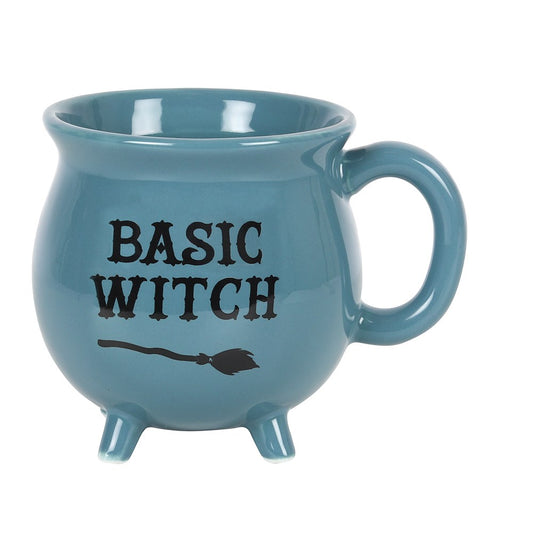 Basic Witch Blue Cauldron Mug