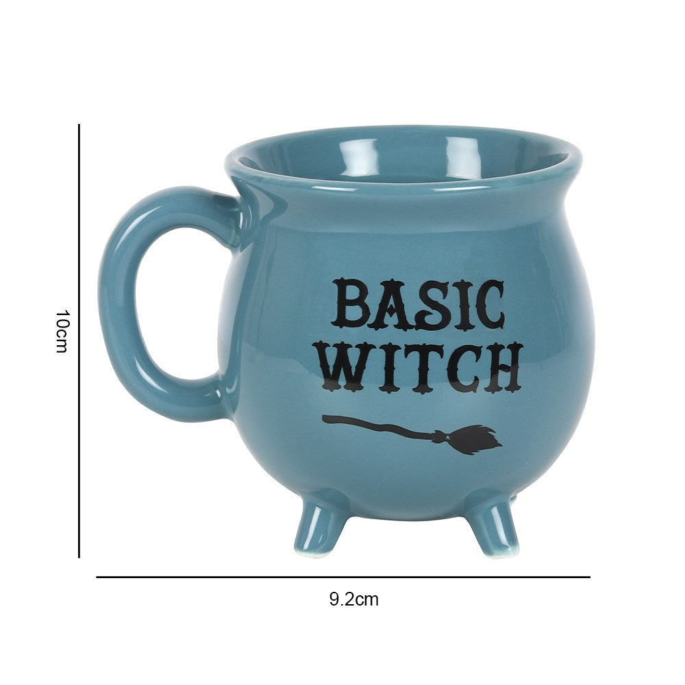 Basic Witch Blue Cauldron Mug