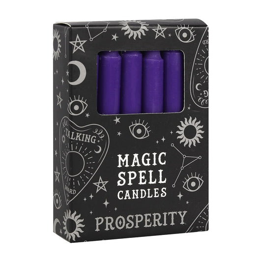 Purple Prosperity Spell Candles